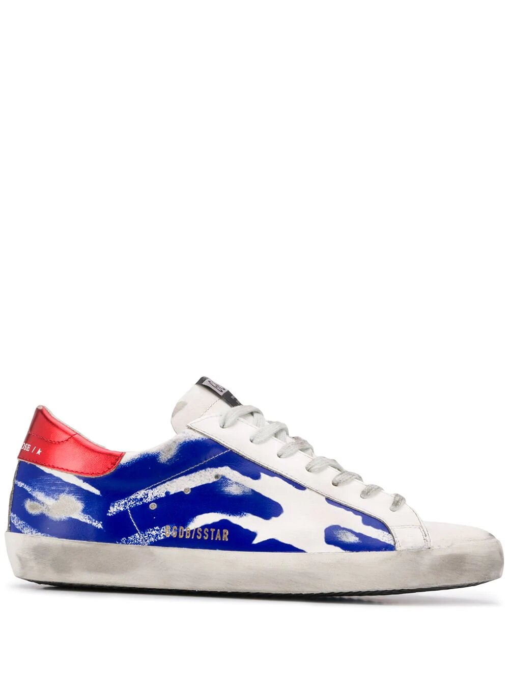 chaussure superstar bleu