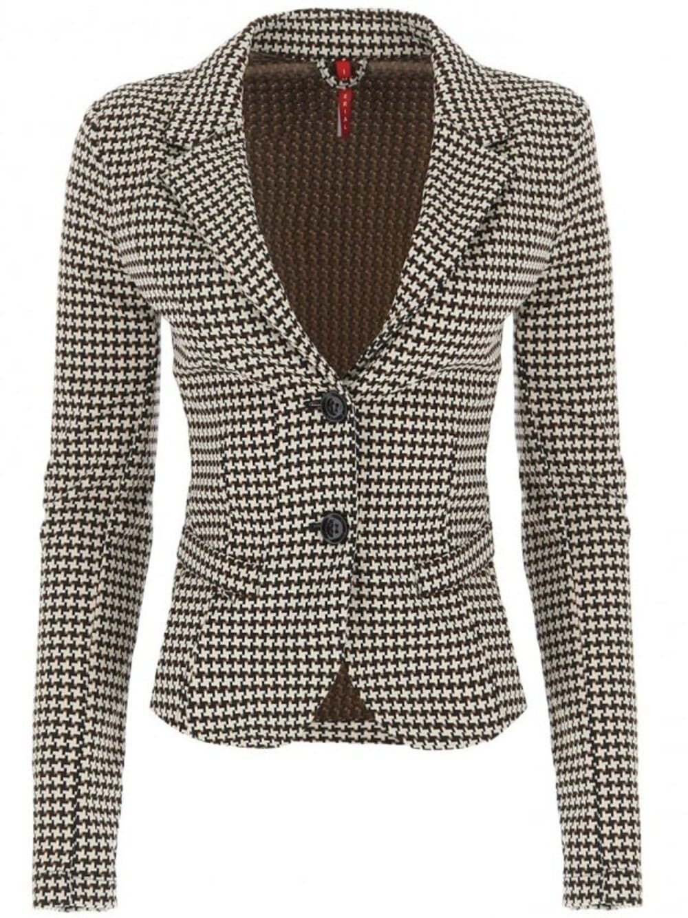 veste pied de coq femme
