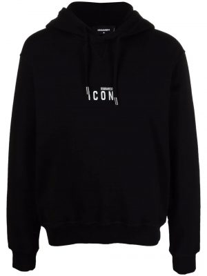 hoodie à logo imprimé