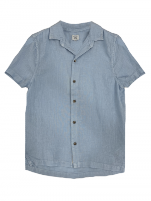 short sleeve linen shirt