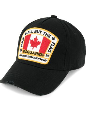 Canadian flag patch cap