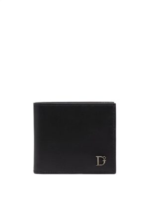 calf leather folding wallet