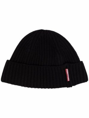 ribbed knit hat