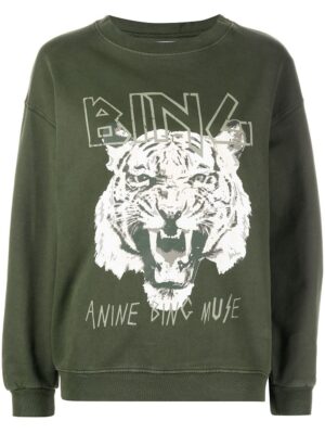 loose Tiger logo print sweatshirt
