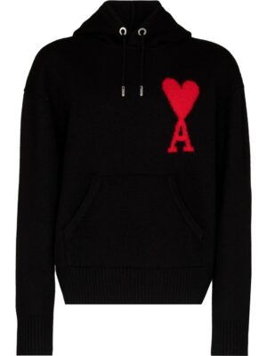 Virgin wool Ami de Coeur hoodie