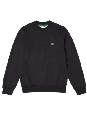 Lacoste men’s sweatshirt in organic cotton brushed fleece