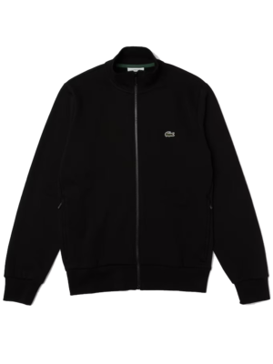 Lacoste men’s regular fit zipped brushed fleece sweatshirt