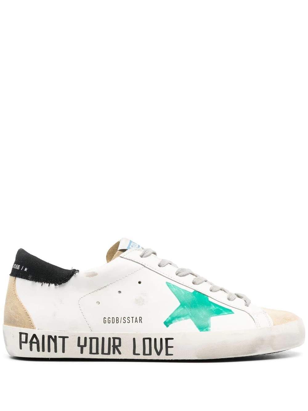 distressed leather Super-Star sneakers