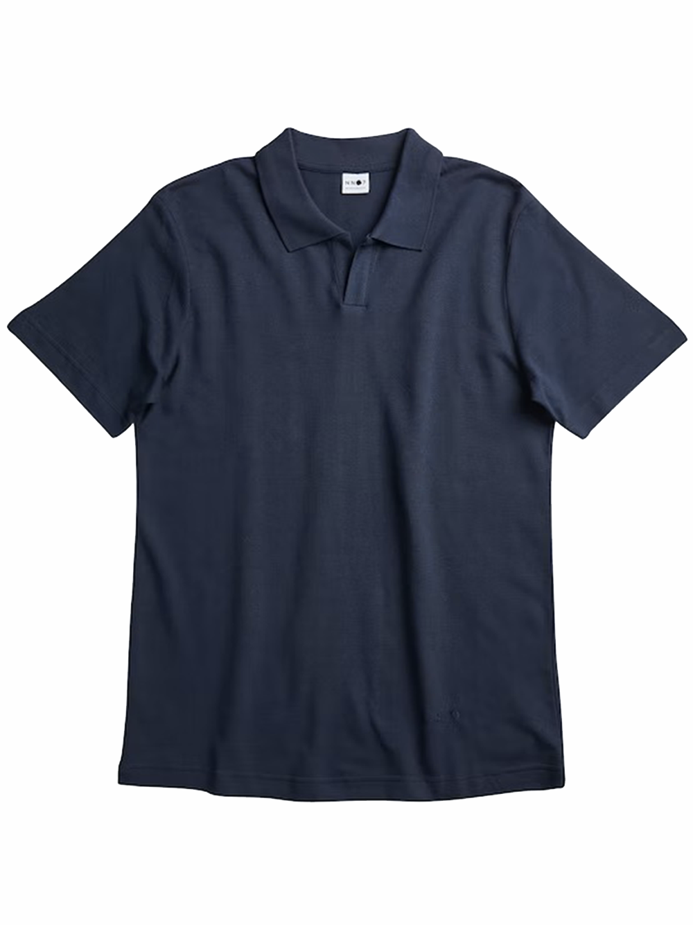 Relaxed polo shirt with short sleeves