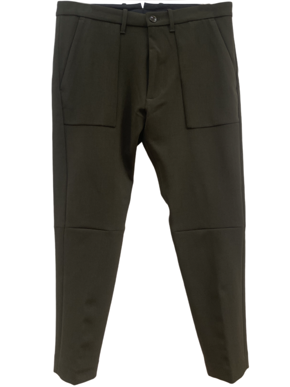 Trousers with stitching details