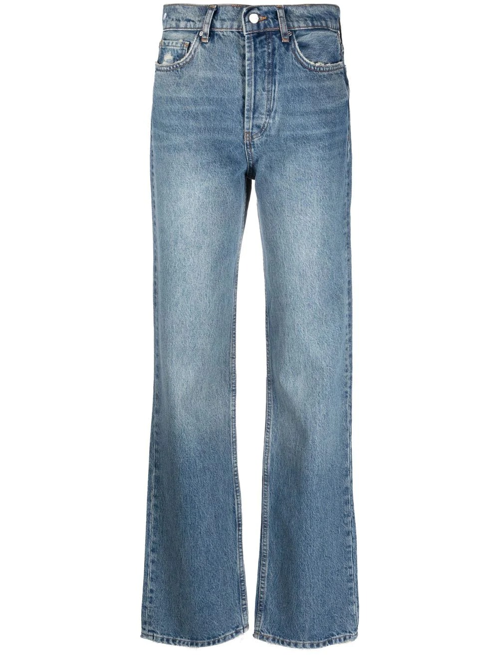 high waisted bootcut jeans