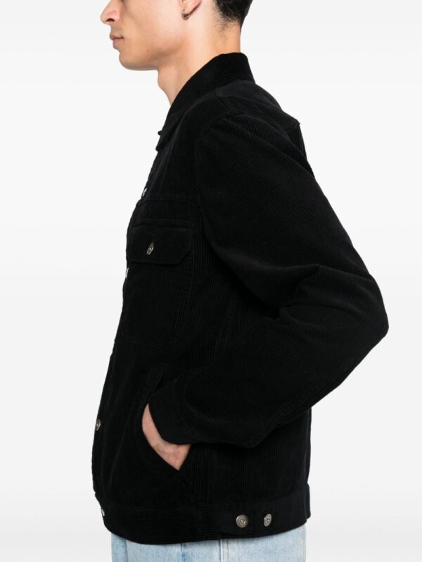 veste boutonnée à col contrastant – Image 5