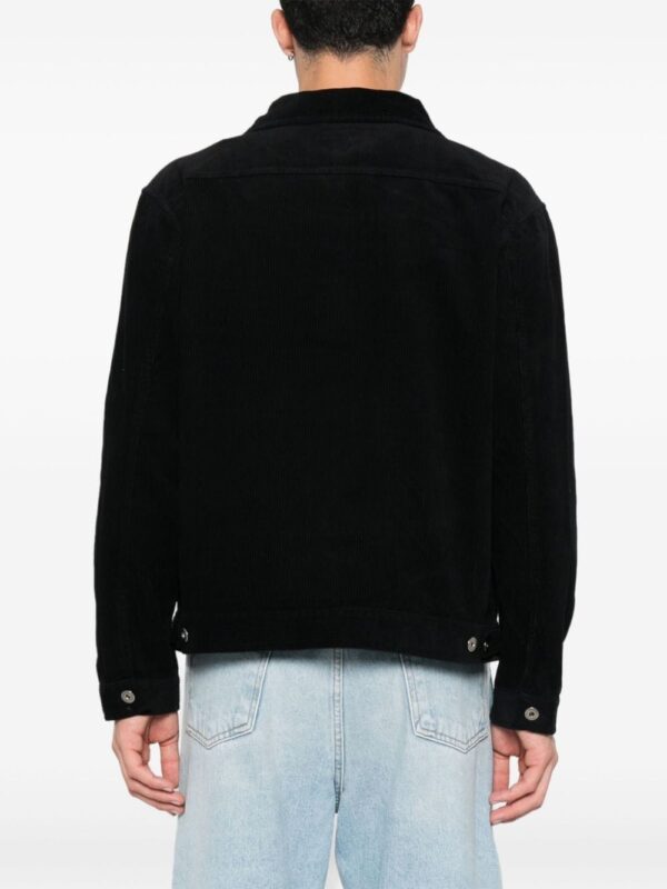 veste boutonnée à col contrastant – Image 4