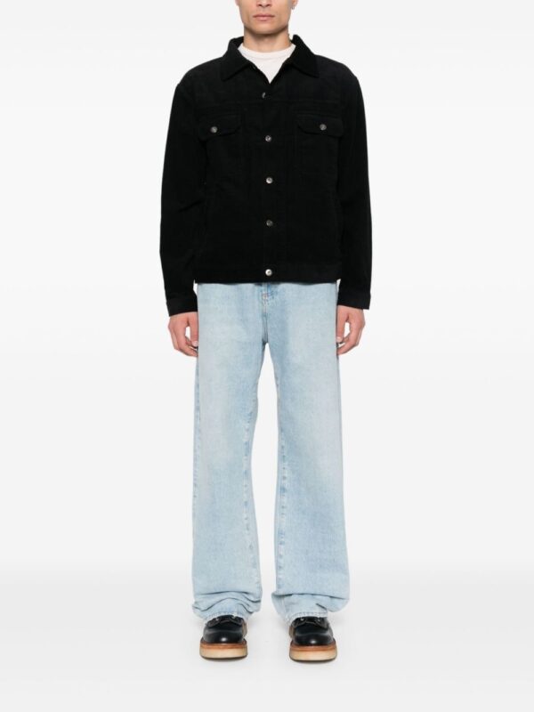 veste boutonnée à col contrastant – Image 2