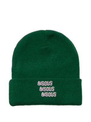 embroidered logo beanie