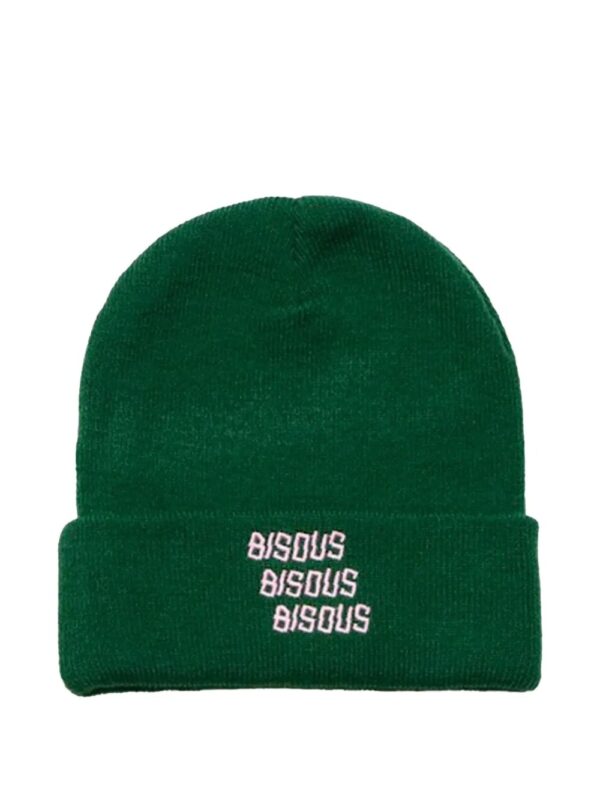 embroidered logo beanie