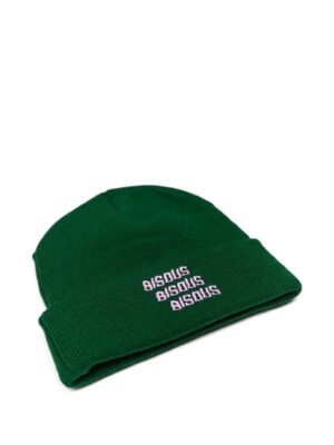 embroidered logo beanie