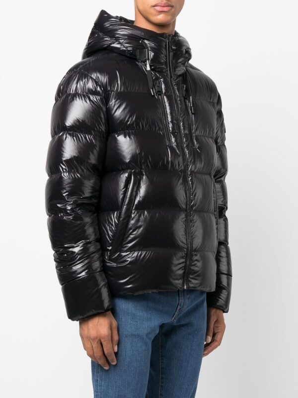 hooded quilted jacket - Image 3