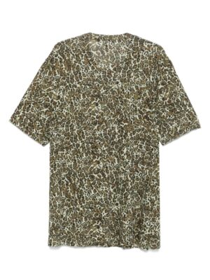 leopard print T-shirt
