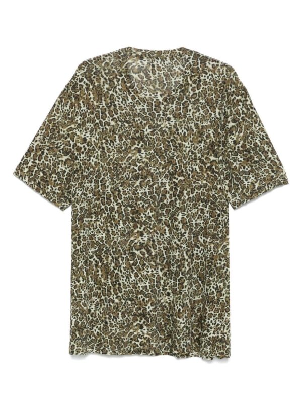 leopard print T-shirt - Image 2