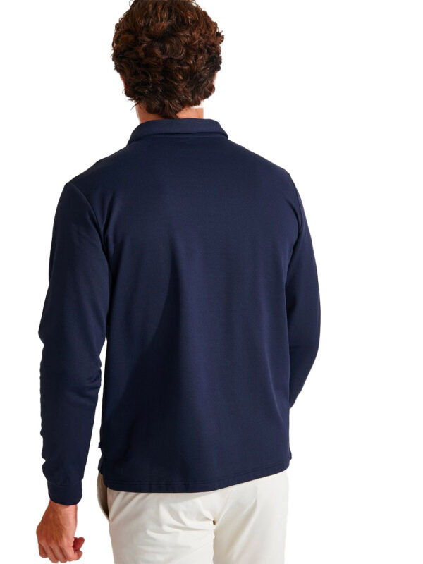 Chemise manches longues marine ALAIN PAGANI – Image 4