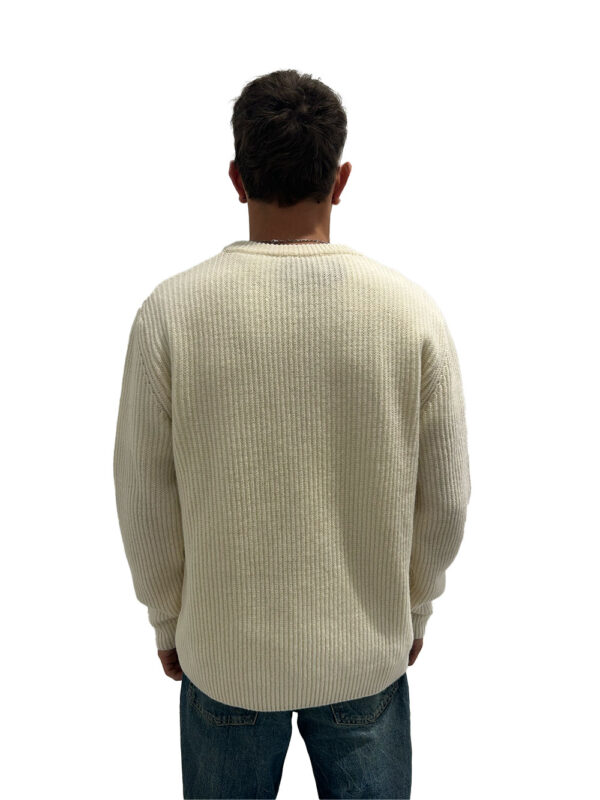 ribbed crew neck sweater - Image 3