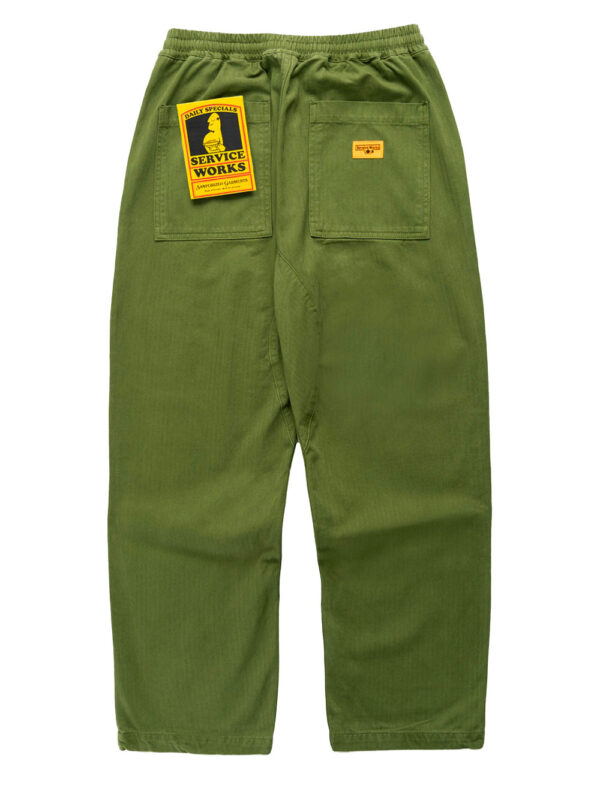 Pantalon de cuisine à chevrons – Image 2