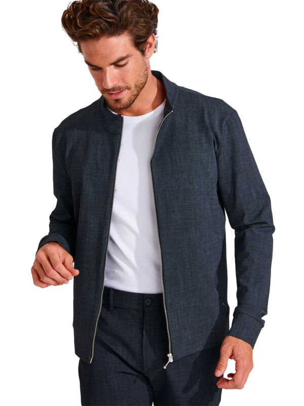 Blouson noir zippé Danyel CANSIGLIA – Image 3