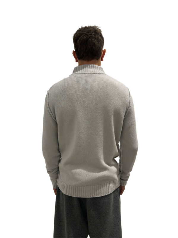 zip-neck sweater - Image 3