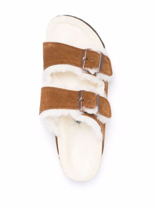 Arizona fur-lined sandals - Image 4