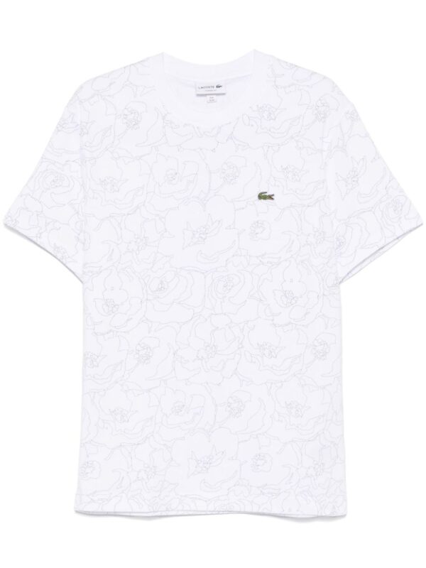 floral-print cotton t-shirt