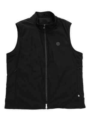 gilet zippé avec plaque logo