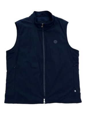 gilet sans manches avec plaque logo