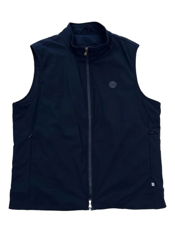 gilet sans manches avec plaque logo