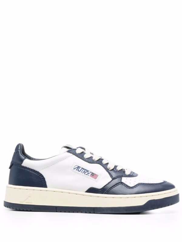 Action paneled sneakers