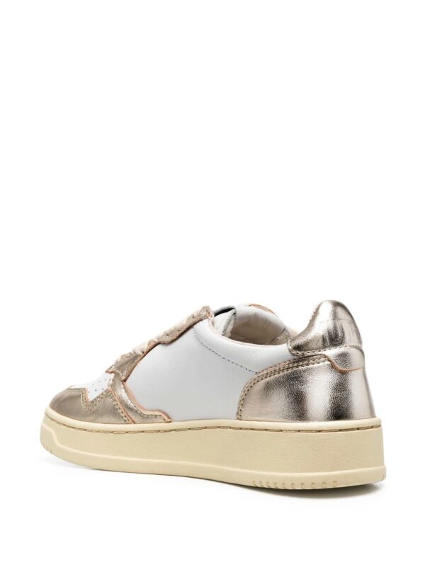 logo patch lace-up sneakers - Image 4