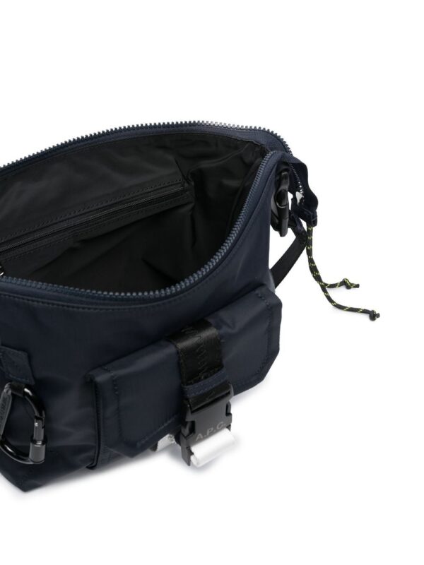 Treck shoulder bag with logo buckle closure - Image 5
