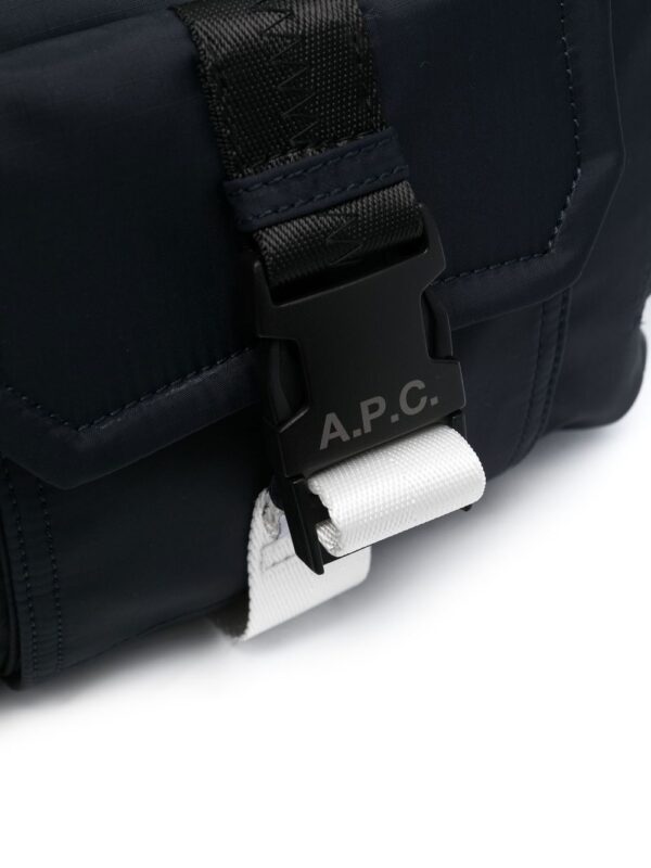 Treck shoulder bag with logo buckle closure - Image 4