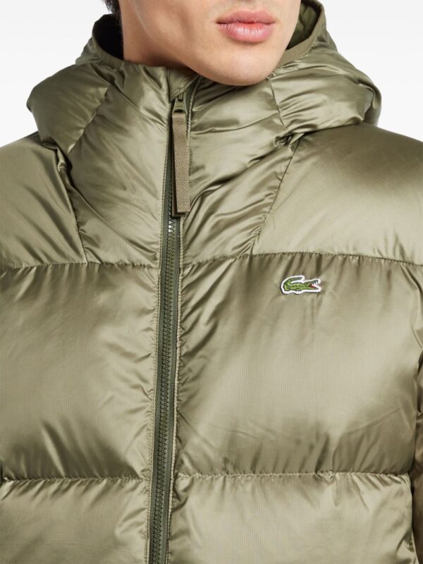 logo patch quilted jacket - Image 5
