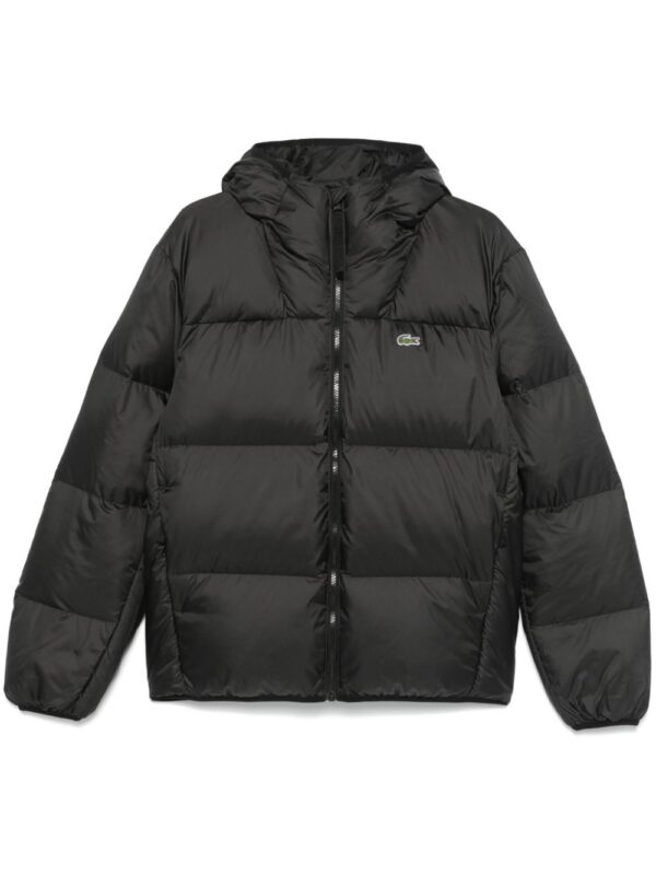hooded quilted jacket