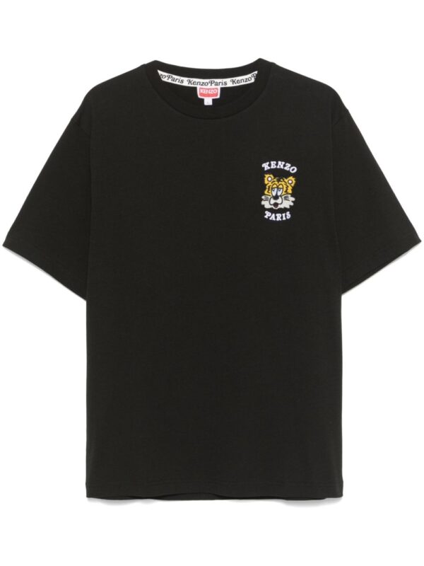 t-shirt à logo brodé