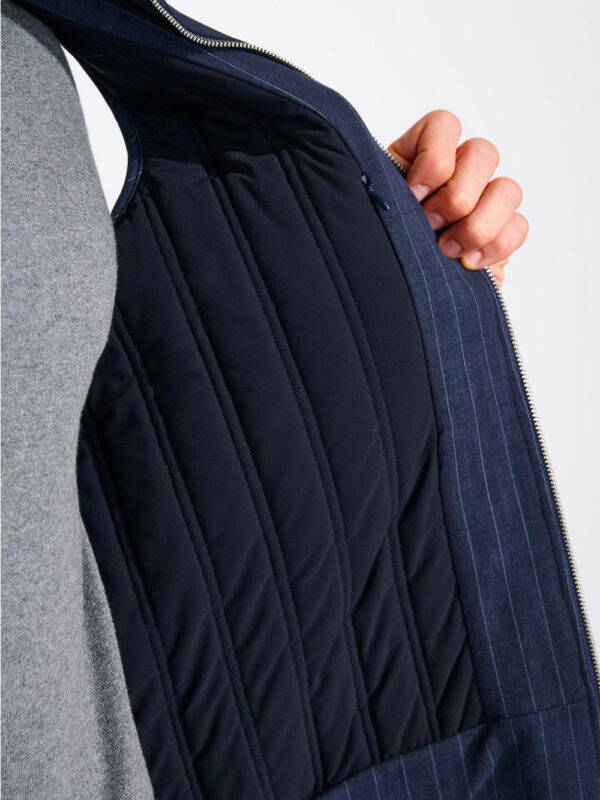 Veste sans manche bleu marine MARKUS SORENTO – Image 3