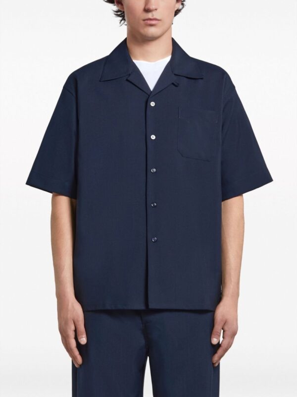 chemise en laine à col officier – Image 3