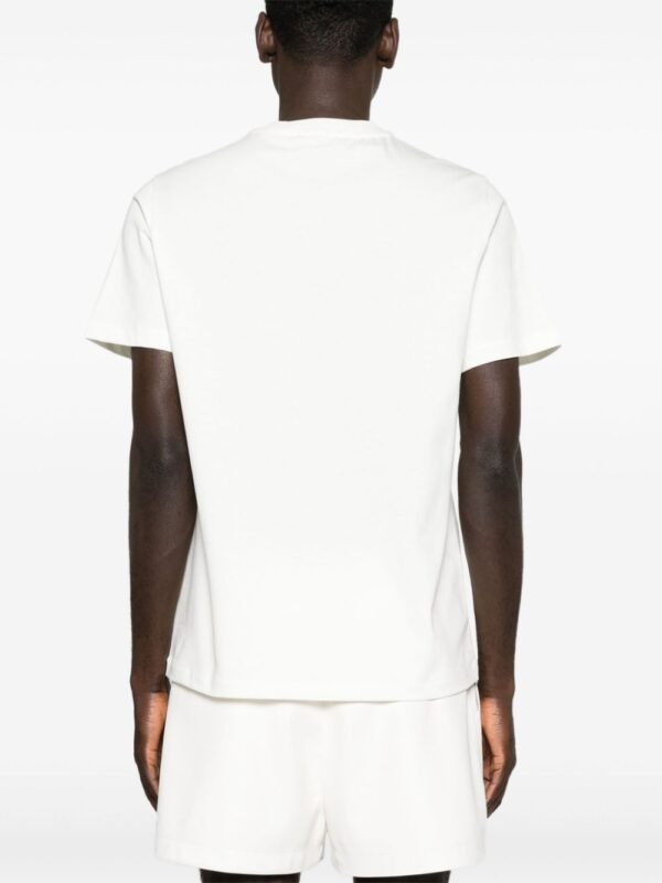 logo-embroidered cotton T-shirt - Image 4
