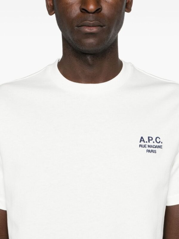logo-embroidered cotton T-shirt - Image 5