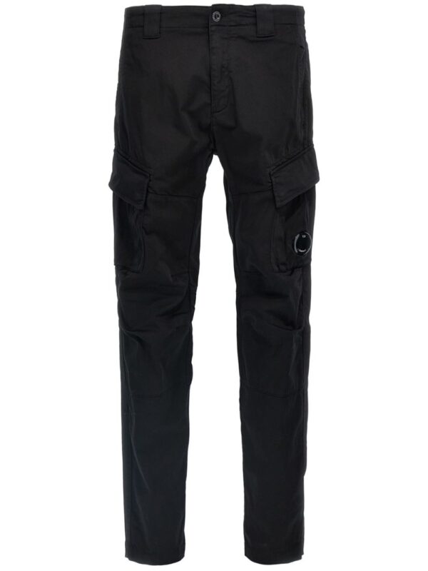 pantalon cargo à patch logo