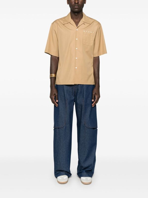 chemise en popeline à logo imprimé – Image 2