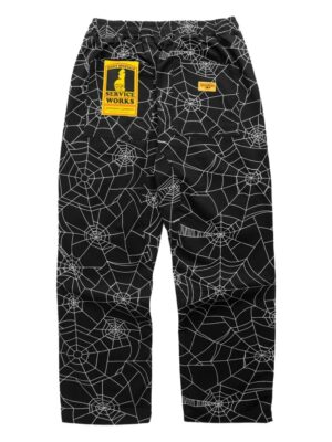 spider web pattern pants