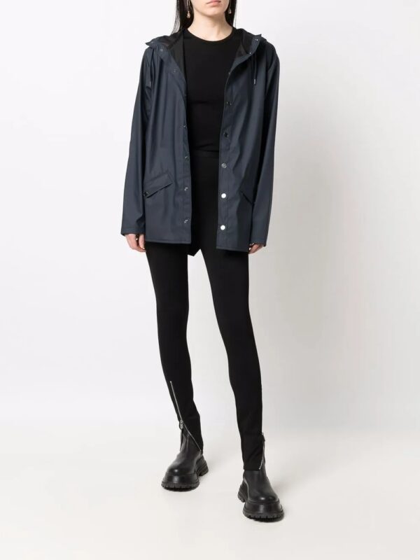 imperméable court à lien de resserrage – Image 3