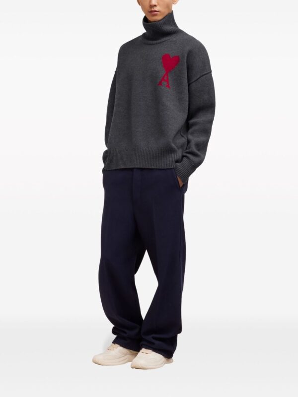 pull en laine à logo intarsia – Image 4